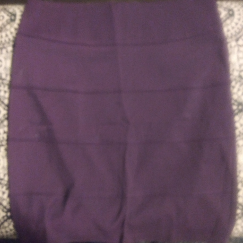 Express size 4 purple silk Skirt